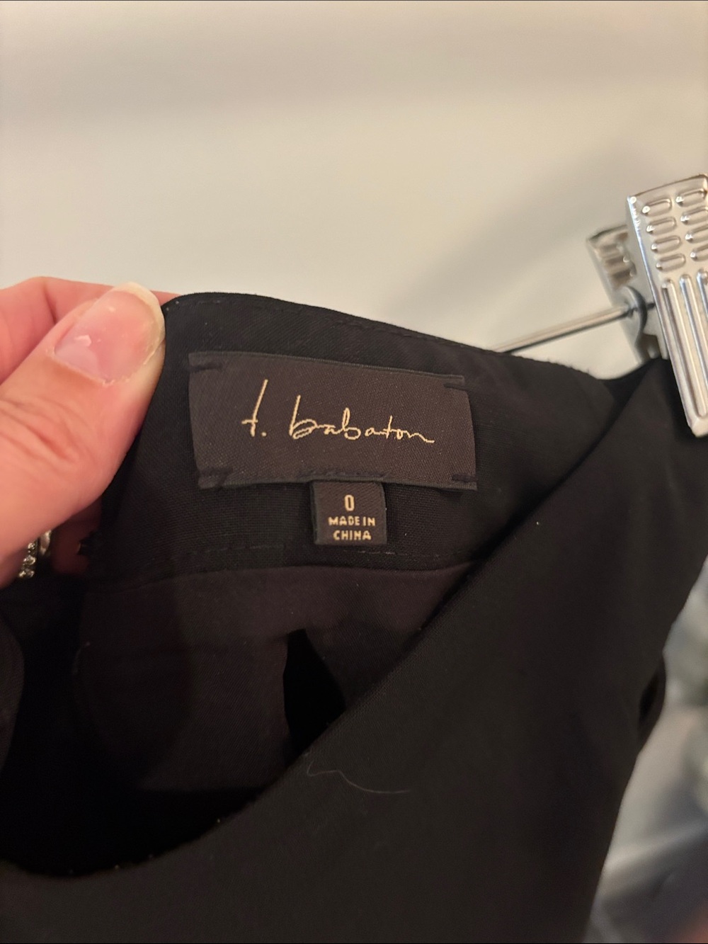Babaton Black Pencil Skirt - Sleek Office Staple - Picture 2 of 2